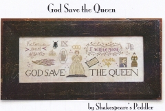 GOD SAVE THE QUEEN CROSS STITCH